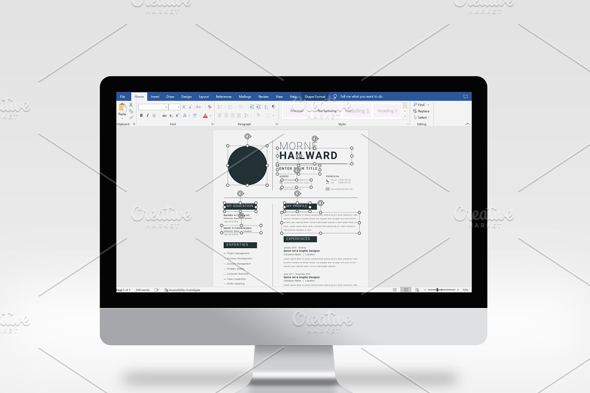 Resumes Template, a Resume Template by Cristal Pioneer (Photo 2 of 8)