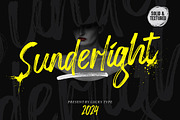 Sunderlight, a Handwritten Font by Lucky Type (Thumbnail 1 of 13)