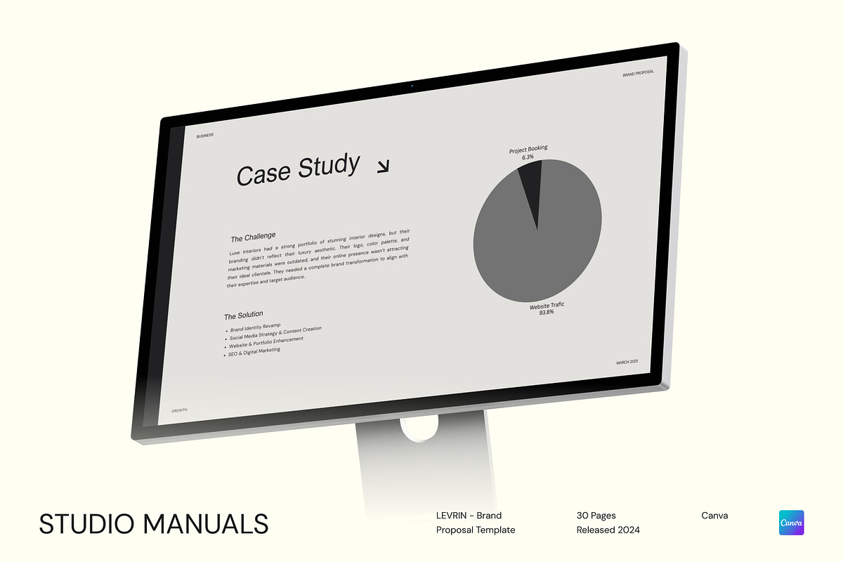 LEVRIN - Brand Proposal Template, a Social Media Template by Studio Manuals (Photo 3 of 8)