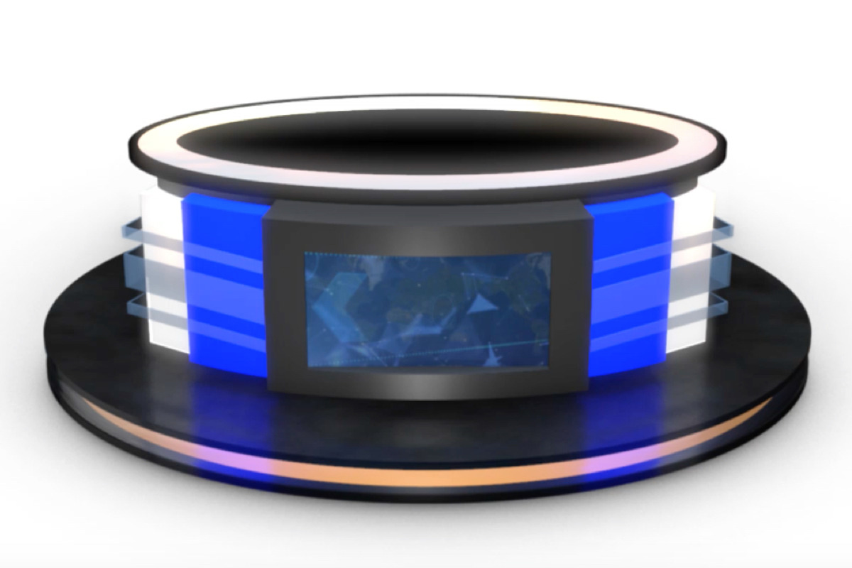 TV Studio News Desk 12, an Architecture 3D Model by akerStudio (Photo 1 of 28)