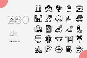 Vacation Duotone Icons, a Duotone Icon by Bloodline