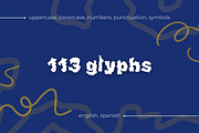 Wobble Display Font, a Sans Serif Font by typendy (Thumbnail 5 of 8)