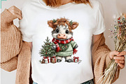 Whimsical Christmas Characters, a Seasonal Illustration by CreationArt (Thumbnail 6 of 7)