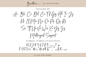 Breathine Modern Script