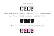OSB BORED | Hand Drawn Y2K Font, a Sans Serif Font by Off The Rack © (Thumbnail 6 of 7)