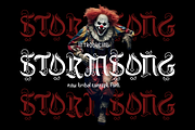 Stormsong - New Tribal Concept Font, a Font by PutraCetol Studio (Thumbnail 1 of 11)