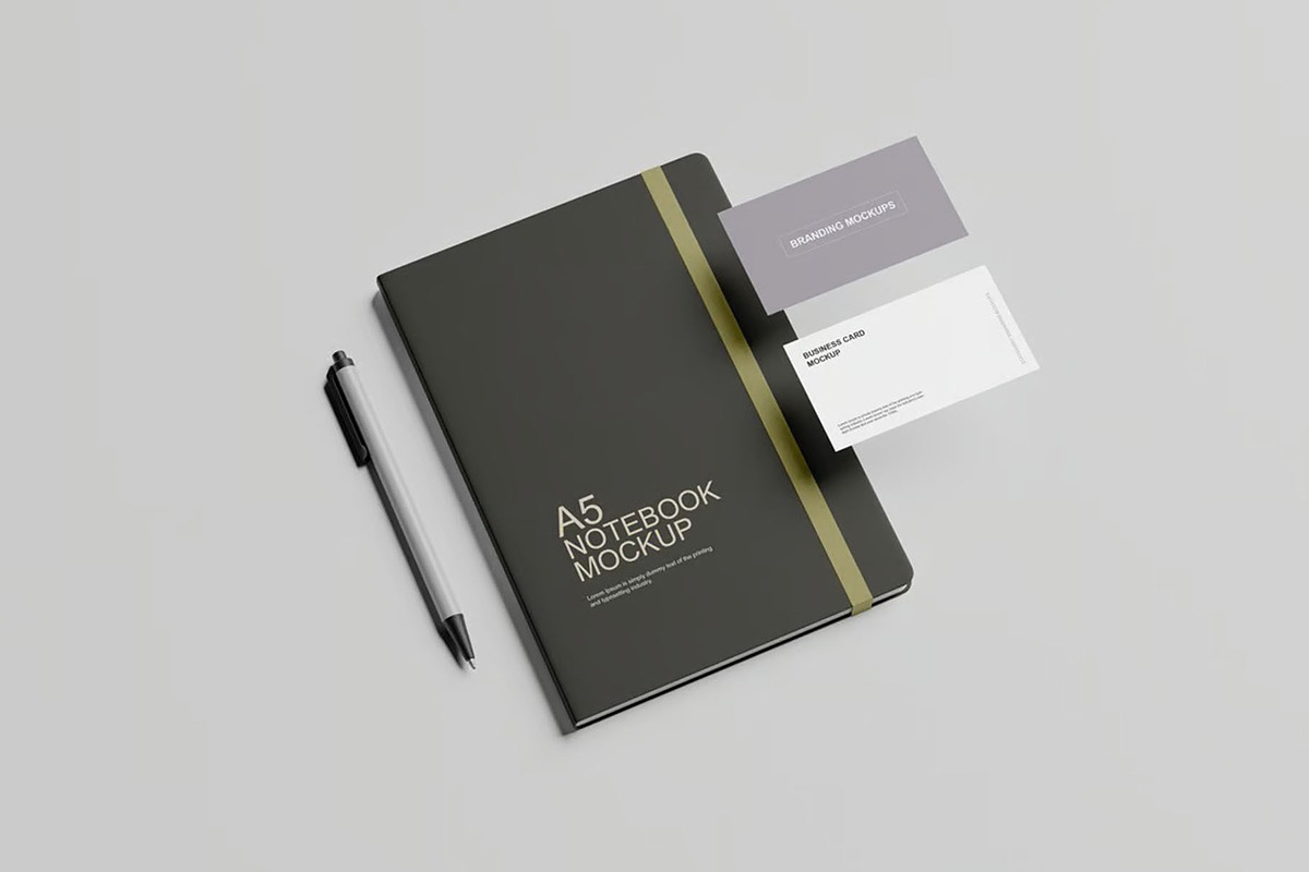 Stationery Branding Mockup, an Advertising Mockup by Se٧enStudio (Photo 3 of 5)
