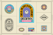 Funky Retro Logos, a Branding & Logo Template by Graphicdome (Thumbnail 1 of 11)