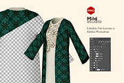 Women Long Dress Mockup v23, a Shirt Mockup by Mildstudio (Thumbnail 8 of 10)