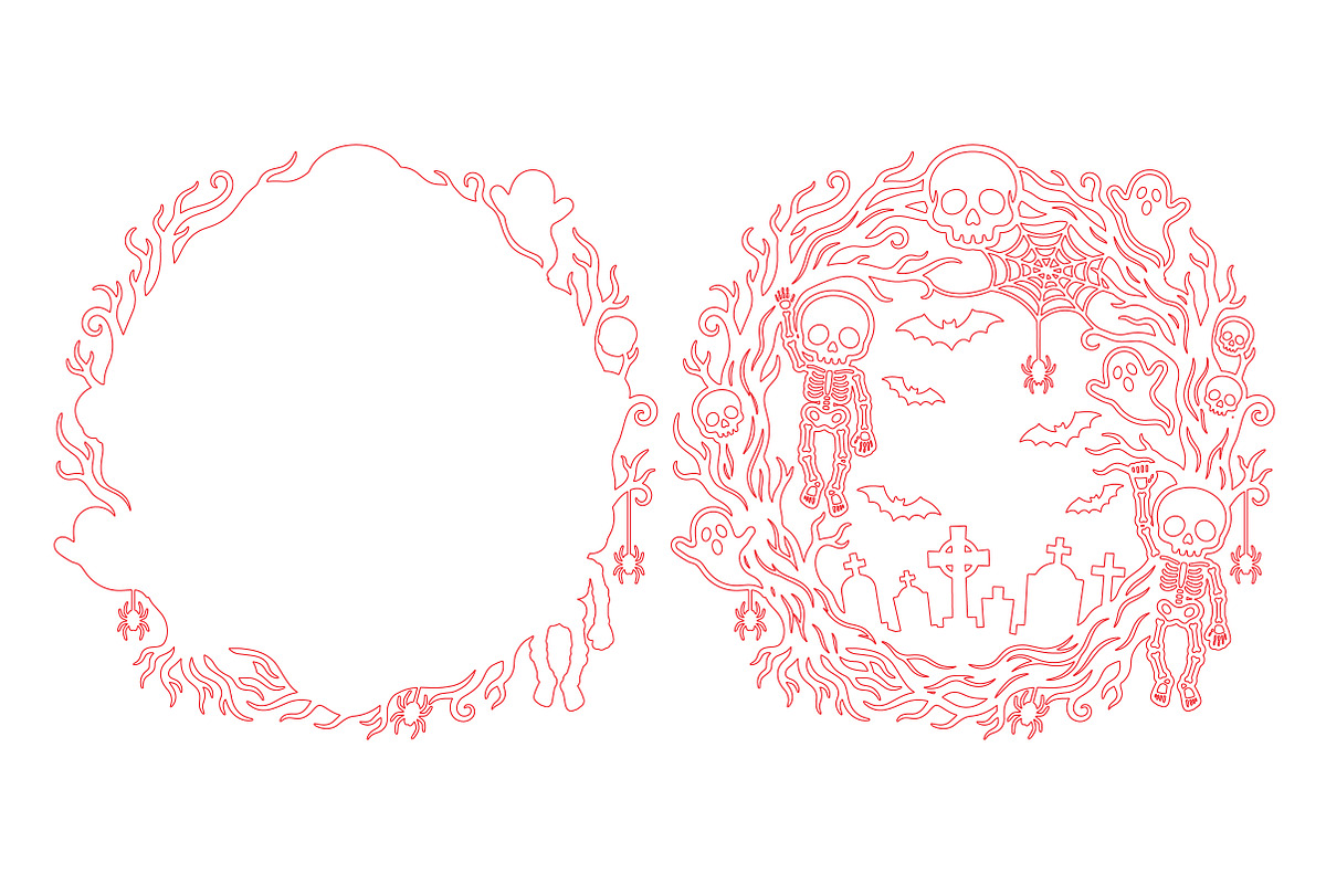 Halloween Skeleton Graveyard SVG, an Object Graphic by DreamCafeArt (Photo 3 of 3)