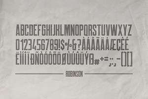 Robinson Typeface