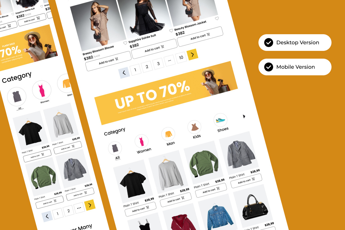 Urban - Fashion Landing Page, a Landing Page Template by twinstd (Photo 2 of 5)