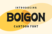 Boigon - Cartoon Font