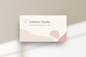 Esthetician Loyalty Card Template