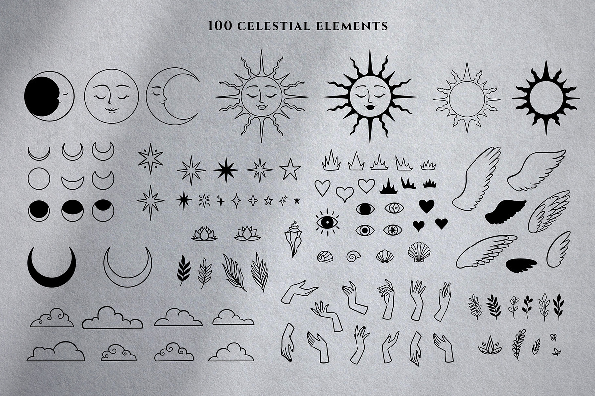 Celestial Dreams : Mystic Elements, an Object Illustration by Greywitch_Lola (Photo 2 of 14)