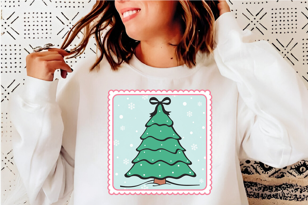Christmas Tree Hand Drawn Coquette, an Illustration by SinaCreation (Photo 5 of 7)