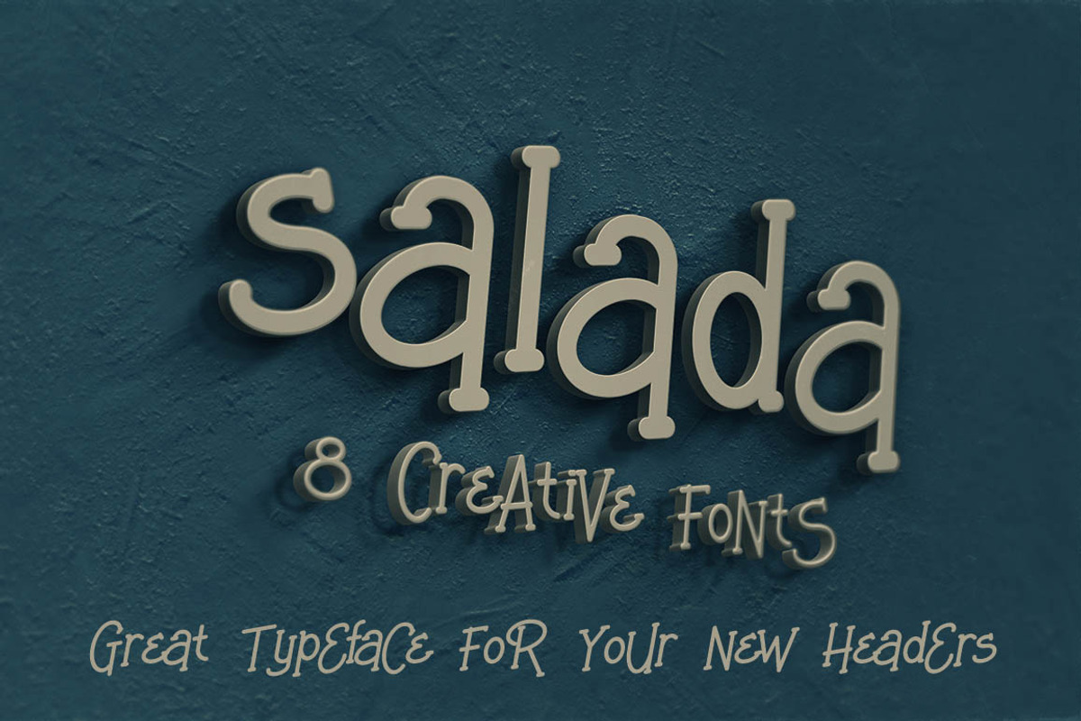 Salada - Funny Style Font preview 4