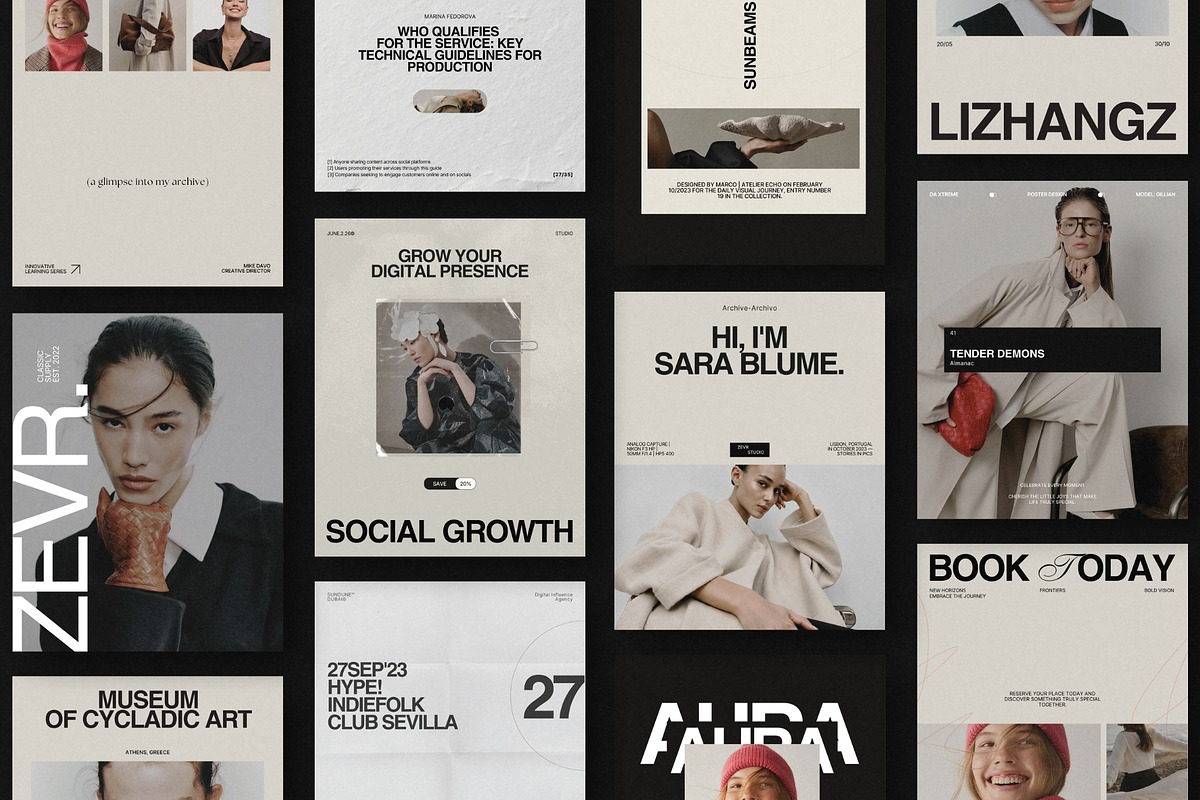 ZEVR | Social Media Kit (III), a Social Media Template by Crafted Pixel (Photo 7 of 10)