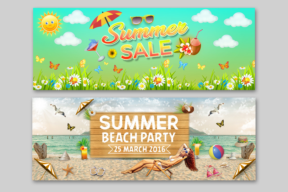 Summer Facebook Cover, a Social Media Template by Creative  designer (Photo 9 of 16)