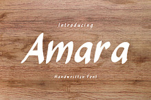 Amara is a cute handwritten font