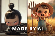 50 3D Kawaii Chibi Prompts, an Object Graphic by MadeByAI Studio (Thumbnail 3 of 5)