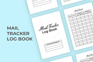 Mail Tracker Notebook KDP Interior