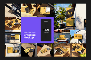 Luxury Branding Bundle Set Mockup