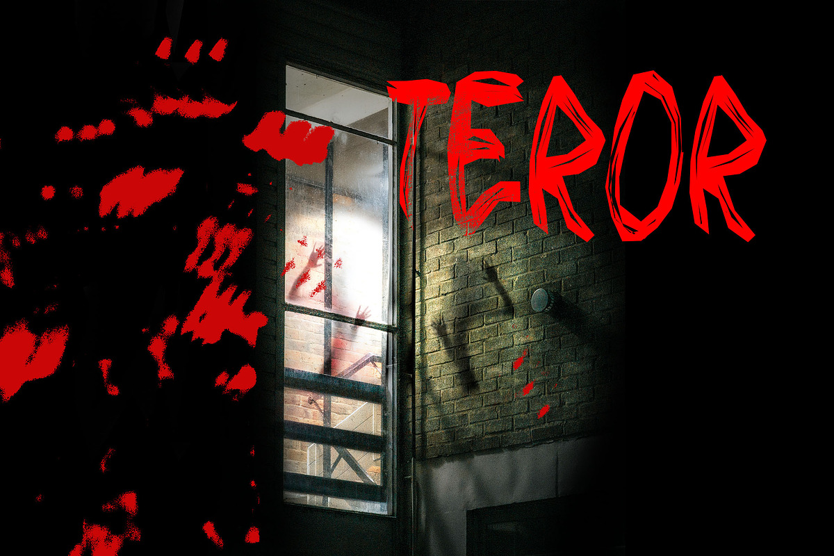 GLOMY - Halloween Horror Font, a Font by NTC Graphic (Photo 3 of 7)