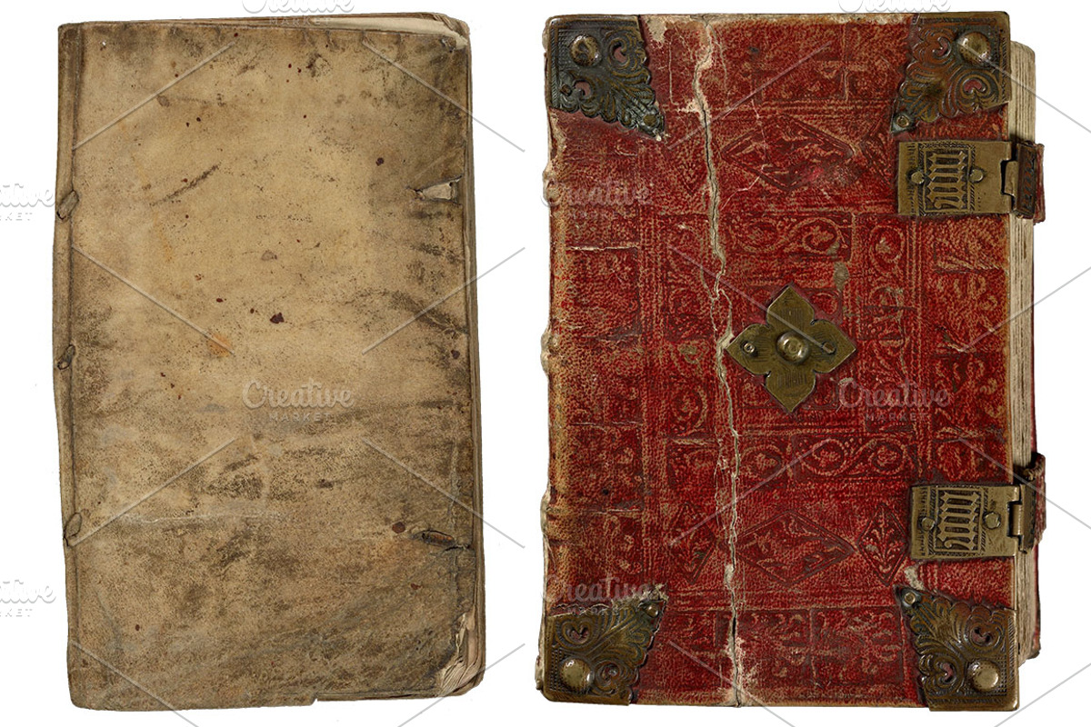 Medieval Book Covers, a Texture Graphic by Blue Line Design
