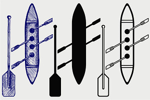 Rowers, Boat Sports SVG