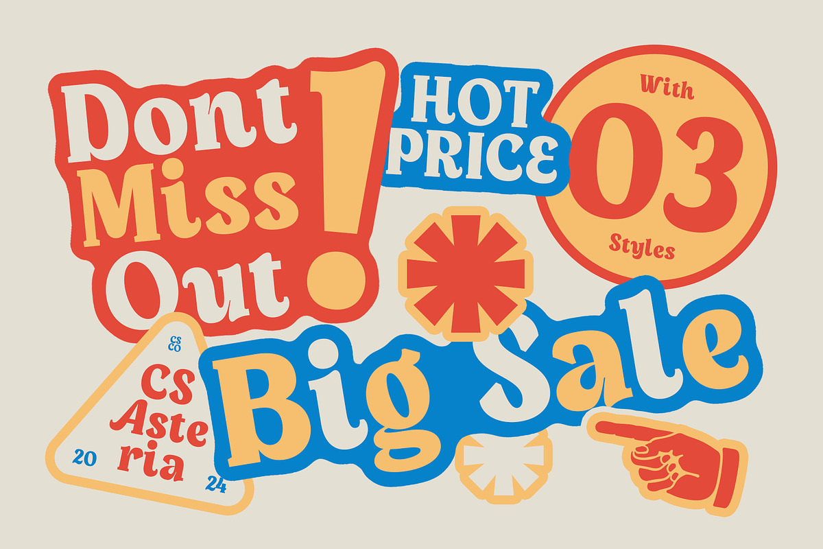 CS Asteria – Classic Font, a Serif Font by Craft Supply Co. (Photo 5 of 8)