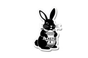 Cute Easter Bunny Silhouette bundle, an Illustration by Artivon (Thumbnail 17 of 51)