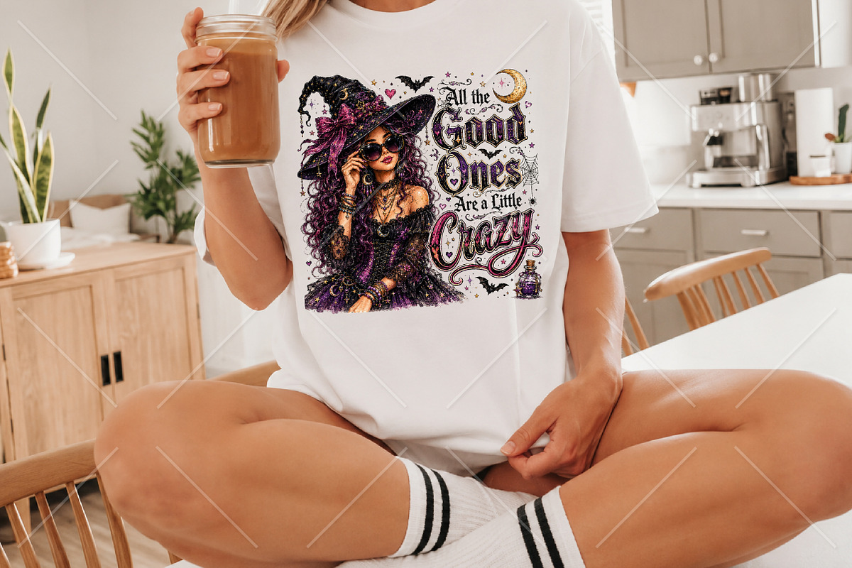 Sassy Witch Girl Halloween PNG, a Seasonal Illustration by Canvas Craft (Photo 2 of 6)