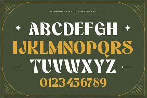 Wermino Display Typeface