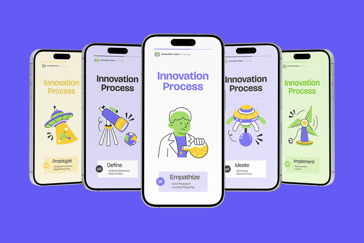 150 Innovation Icons, an Outline Icon by Creative Stall (Photo 6 of 8)