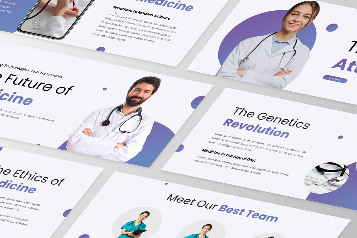 Medical Health Keynote Template, a Presentation Template by GraphauseProject (Photo 3 of 6)