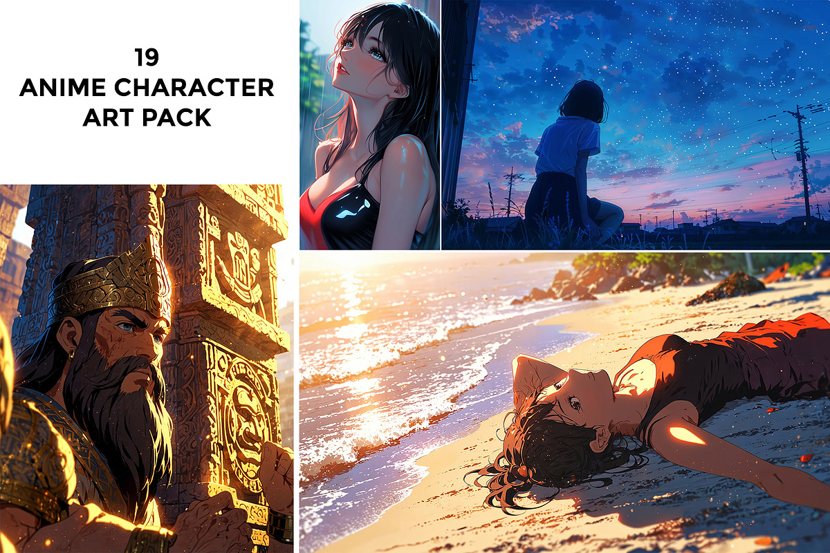 19 Anime Character Art Pack, an Arts & Entertainment Photo by Hamza067 (Photo 1 of 5)