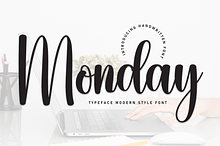 Monday | Script Font
