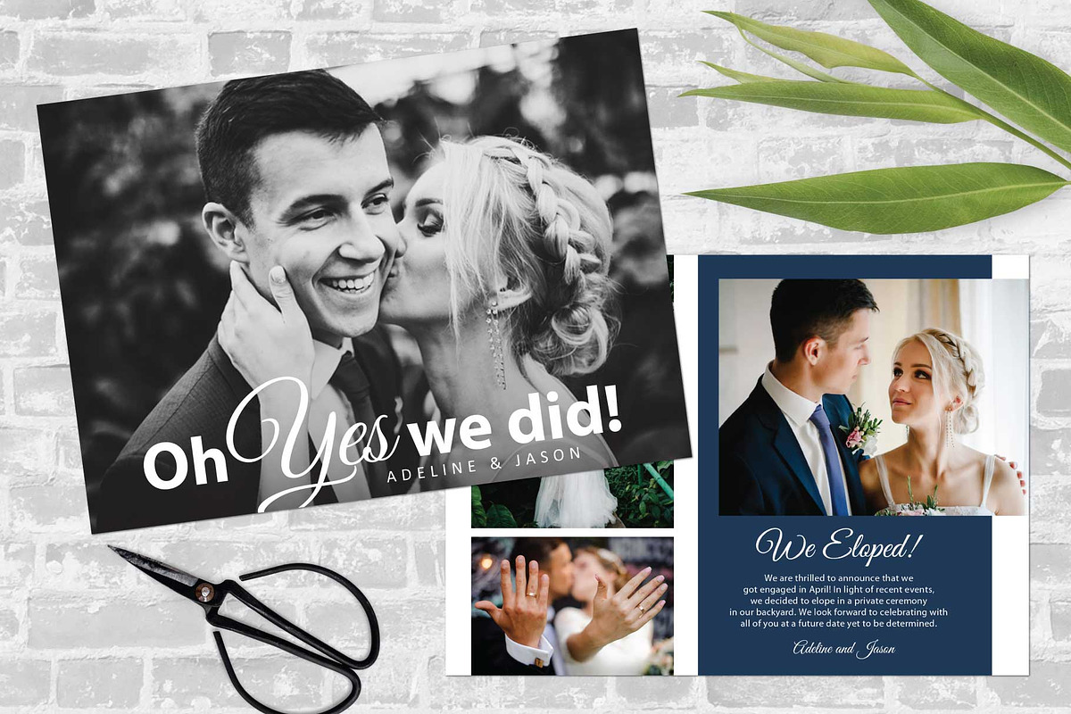 Oh Yes We Did Elopement E106, a Templates & Theme by Studio Forty Design (Photo 4 of 6)