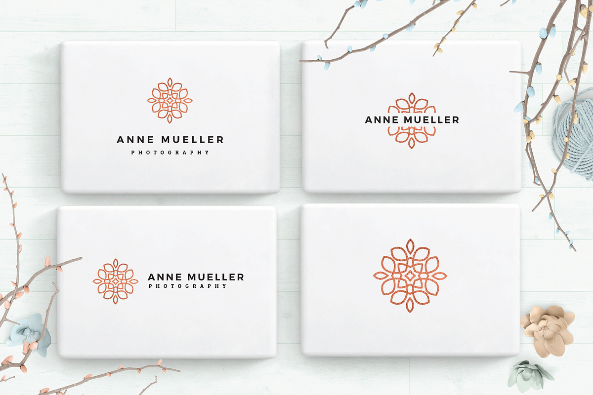 Logo Creator - geometric minimal kit, a Branding & Logo Template by Nues Design (Photo 10 of 31)