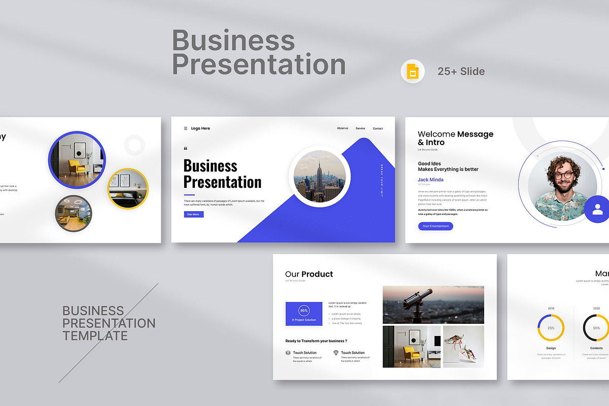 Business Plan Presentation, a Presentation Template by KreateTribe (Photo 3 of 6)