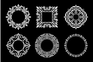 Set of decorative frames Elegant, a Decorative Illustration by RODINA