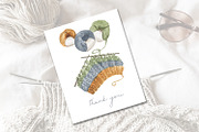 Lovely Knitting, an Illustration by Love Watercolor Store (Thumbnail 12 of 12)