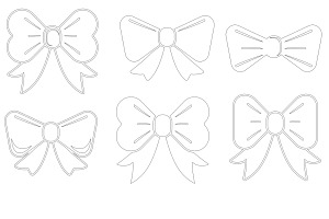 BowTie Neck Ties Set 1 Procreate