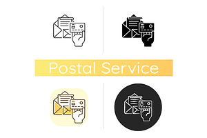 Postage Payment Icon