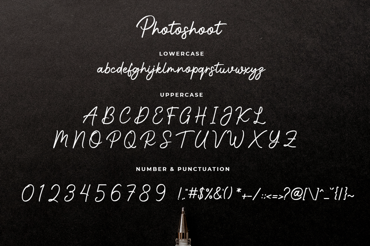 Photoshoot Signature, a Script Font by Suby Studio (Photo 7 of 8)
