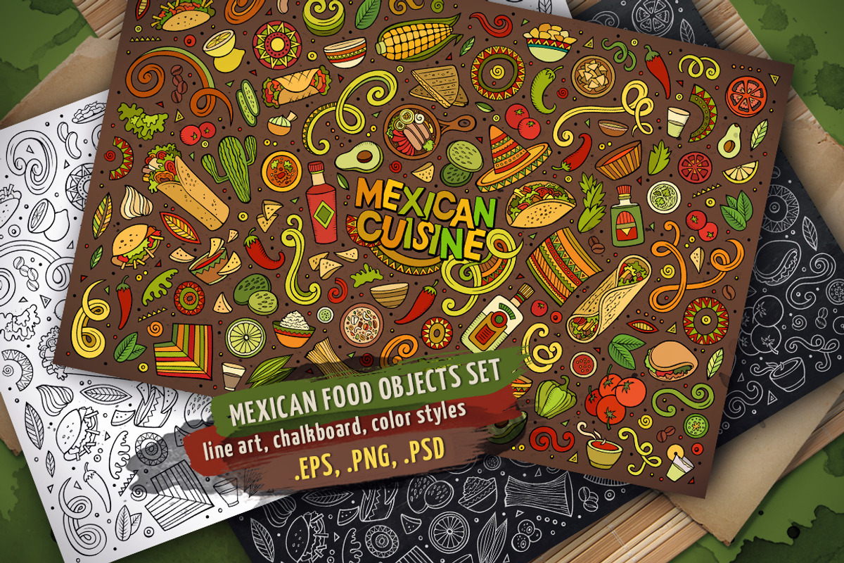 Mexican Food Objects Set, an Object Graphic by BALABOLKA (Photo 1 of 4)