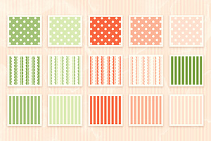 Cottage Strawberry Clipart & Pattern