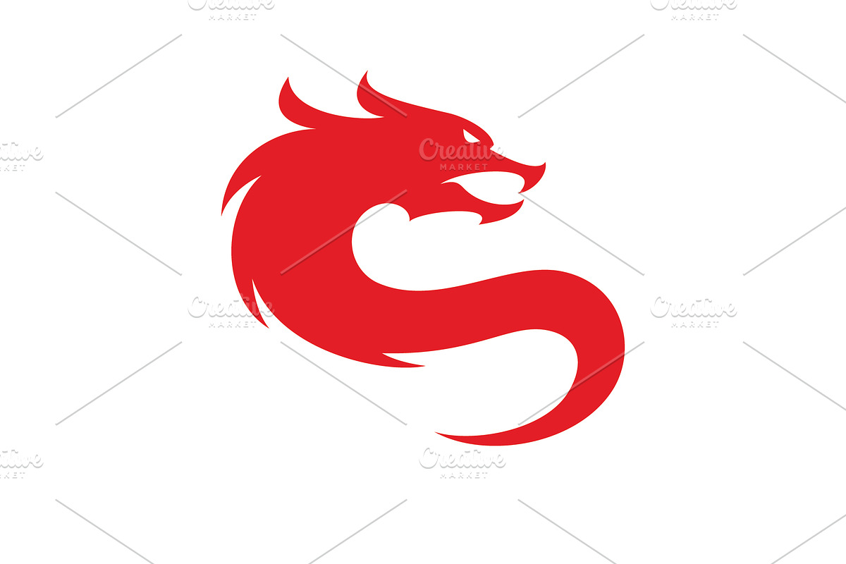 Dragon vector icon illustration, a Graphic by T.Vooka