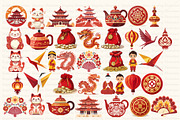 Asian Clipart - Images & Vectors, an Illustration by Dazzling Art Boutique (Thumbnail 5 of 8)